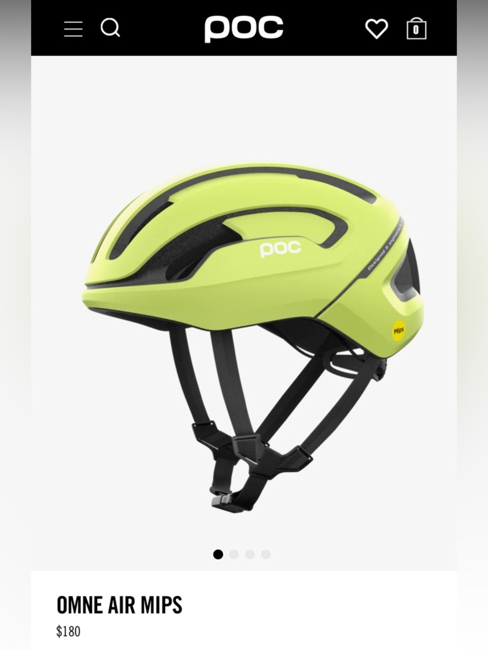 POC road gravel commuter cycling helmet mens unisex Large (56/61) MIPS Omne Air
